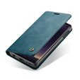 CASEME puzdro pre Samsung Galaxy S10E, Leather Wallet Case, modré