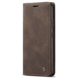 CASEME puzdro pre Xiaomi 12T / 12T Pro, Leather Wallet Case, hnedé