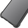 IMAK Obal na mobil pre Samsung Galaxy A72 5G, Dropproof, priehľadné / sivé