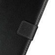 Klapkové puzdro pre Huawei P20 Lite, Split Leather Wallet, čierne