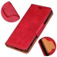 Klapkové puzdro pre Huawei P30 Pro, Split Leather Wallet, červené