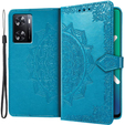 Klapkové puzdro pre Oppo A57s, Mandala, modré