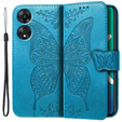 Klapkové puzdro pre Oppo A78 5G, Butterfly, modré