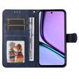 Klapkové puzdro pre Realme C67, Leather Wallet, tmavomodré