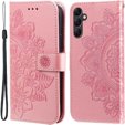 Klapkové puzdro pre Samsung Galaxy A14 4G/5G, Mandala Flower, ružové rose gold