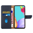 Klapkové puzdro pre Samsung Galaxy A35 5G, Split Leather Wallet, modré