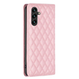 Klapkové puzdro pre Samsung Galaxy A35 5G, Wallet, BINFEN COLOR, ružové