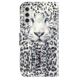 Klapkové puzdro pre Samsung Galaxy A35 5G, Wallet, Leopard