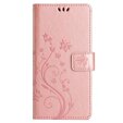 Klapkové puzdro pre Samsung Galaxy A55 5G, Wallet, Butterfly, fialové