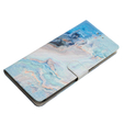 Klapkové puzdro pre Xiaomi Redmi Note 12S, Wallet Marble, modré