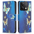 Klapkové puzdro pre Xiaomi Redmi Note 13 5G, Wallet, Butterflies modré