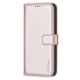 Klapkové puzdro pre Xiaomi Redmi Note 13 Pro 5G, BINFEN Wallet, ružové