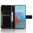 Klapkové puzdro pre Xiaomi Redmi Note 13 Pro 5G, Crazy Horse Wallet, čierne