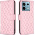 Klapkové puzdro pre Xiaomi Redmi Note 13 Pro 5G, Wallet, BINFEN COLOR, ružové