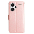 Klapkové puzdro pre Xiaomi Redmi Note 13 Pro+, Butterfly, ružové rose gold