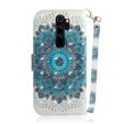 Klapkové puzdro pre Xiaomi Redmi Note 8 Pro, Wallet mandala, biele