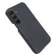 Kožené puzdro pre Samsung Galaxy A54, Genuine Leather, čierne