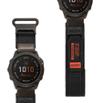 Nylonový opasok ERBORD Quickfit pre Garmin Fenix 5X/6X/6X PRO/7X, čierny