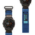 Nylonový opasok ERBORD Quickfit pre Garmin Fenix 5X/6X/6X PRO/7X, modrý