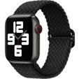 Nylonový remienok pre Apple Watch 1/2/3/4/5/6/7/8/SE/ULTRA 42/44/45/49 mm, čierny