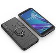 Obal na mobil pre Asus ZenFone Max Pro M1 ZB602KL, Kickstand Ring, čierne