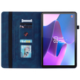 Obal na mobil pre Lenovo Tab P11 Gen 2, Wallet Pen Slot, modré