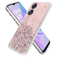 Obal na mobil pre Oppo A78 5G, Glittery, ružové