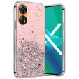 Obal na mobil pre Oppo Reno8 T, Glittery, ružové