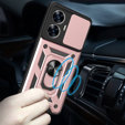 Obal na mobil pre Realme C55, CamShield Slide, ružové rose gold