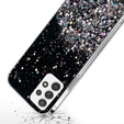 Obal na mobil pre Samsung Galaxy A32 5G, Glittery, čierne