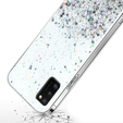 Obal na mobil pre Samsung Galaxy A41, Glittery, priehľadné