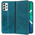 Obal na mobil pre Samsung Galaxy A52 / A52s, Wallet Litchi Leather, zelený