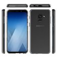 Obal na mobil pre Samsung Galaxy A8 2018, Fusion Hybrid, priehľadné