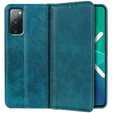 Obal na mobil pre Samsung Galaxy S20 FE, Wallet Litchi Leather, zelený