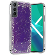 Obal na mobil pre Samsung Galaxy S21, Glittery, fialové
