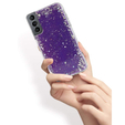 Obal na mobil pre Samsung Galaxy S21, Glittery, fialové