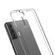 Obal na mobil pre Samsung Galaxy S21+ Plus, Fusion Hybrid, priehľadné