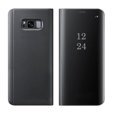 Obal na mobil pre Samsung Galaxy S8, Clear View, čierne