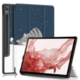 Obal na mobil pre Samsung Galaxy Tab S9, Smartcase Hybrid Pen Slot, cat