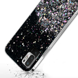 Obal na mobil pre Xiaomi Redmi Note 10 5G / Poco M3 Pro 5G, Glittery, čierne