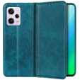 Obal na mobil pre Xiaomi Redmi Note 12 Pro+ 5G, Wallet Litchi Leather, zelený