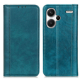 Obal na mobil pre Xiaomi Redmi Note 13 Pro+, Wallet Litchi Leather, zelený