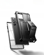 Obrnené puzdro pre Samsung Galaxy S22 Ultra, Dexnor Full Body, čierne