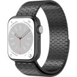 Oceľový náramok pre Apple Watch 1/2/3/4/5/6/7/8/SE/ULTRA 42/44/45/49 MM - čierny