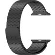 Oceľový náramok pre Apple Watch 1/2/3/4/5/6/7/8/SE/ULTRA 42/44/45/49 MM - čierny