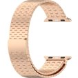 Oceľový náramok pre Apple Watch 1/2/3/4/5/6/7/8/SE/ULTRA 42/44/45/49 MM - ružový rose gold