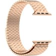 Oceľový náramok pre Apple Watch 1/2/3/4/5/6/7/8/SE/ULTRA 42/44/45/49 MM - ružový rose gold