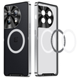 Ochranné puzdro na fotoaparát pre OnePlus 12 5G, CamShield MagSafe, priehľadný / strieborný