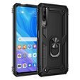 Pancierované obal na mobil pre Huawei P Smart Pro, Nox Case Ring, čierne