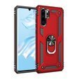 Pancierované obal na mobil pre Huawei P30 Pro, Nox Case Ring, červené